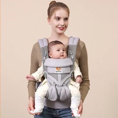 Porte Bébé - BreathBabyBag™ - Gris - Bebechouchou